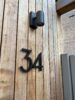 Numer domu czarny 15 cm wys., nowoczesny 2