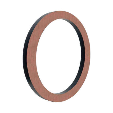 Husnummer Kobber 15 cm - Bronze husnummer - moderne luksus - 0