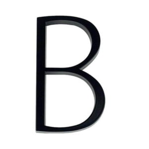 Hattem Numéro de maison Noir 12,5 cm - numéro de maison b