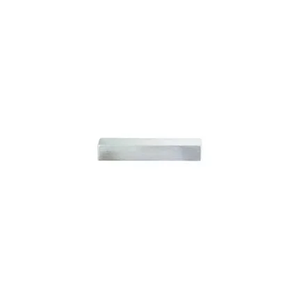 Número de casa moderno Hattem plateado 12,5 cm de zinc, guion