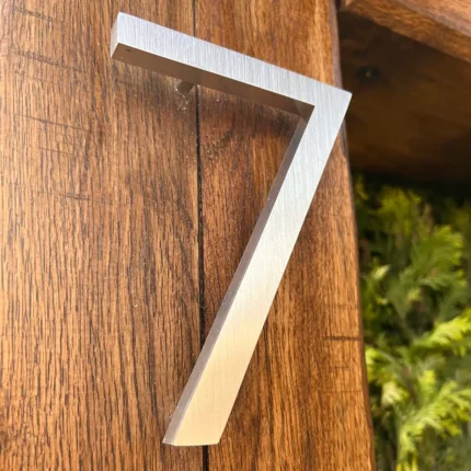 Numero civico in acciaio inossidabile 15 cm - Numeri di lusso
