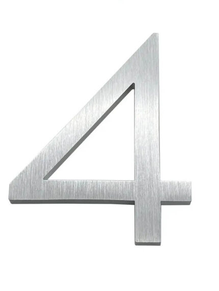 Kemp Numero civico Argento cm 15 - numero civico 4