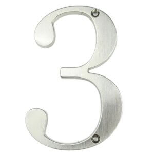 Merum Zilver huisnummer 3